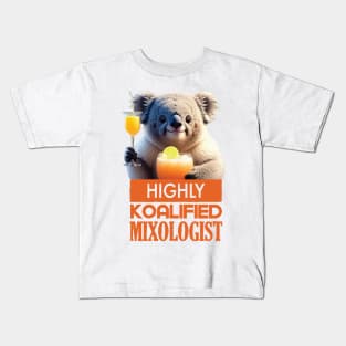 Just a Highly Koalified Mixologist Koala 5 Kids T-Shirt